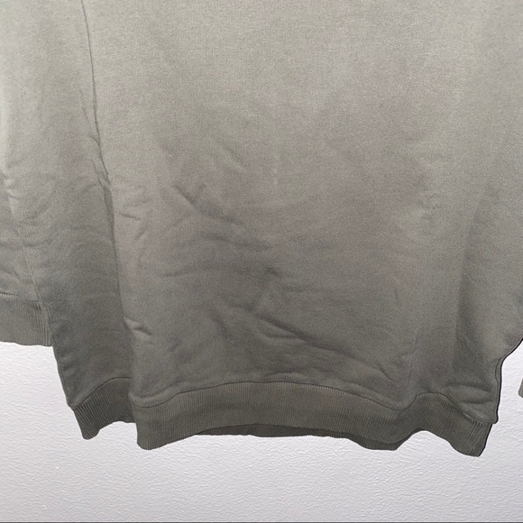 NWT Nicole Miller Olive Sweatshirt Small - Picture 5 of 6